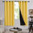 100 Percent Blackout with Liner Grommet Curtain Panel (Set of 4)-106344227-106344224