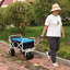 Chariot de plage pliant Wagon Garden (blanc)
