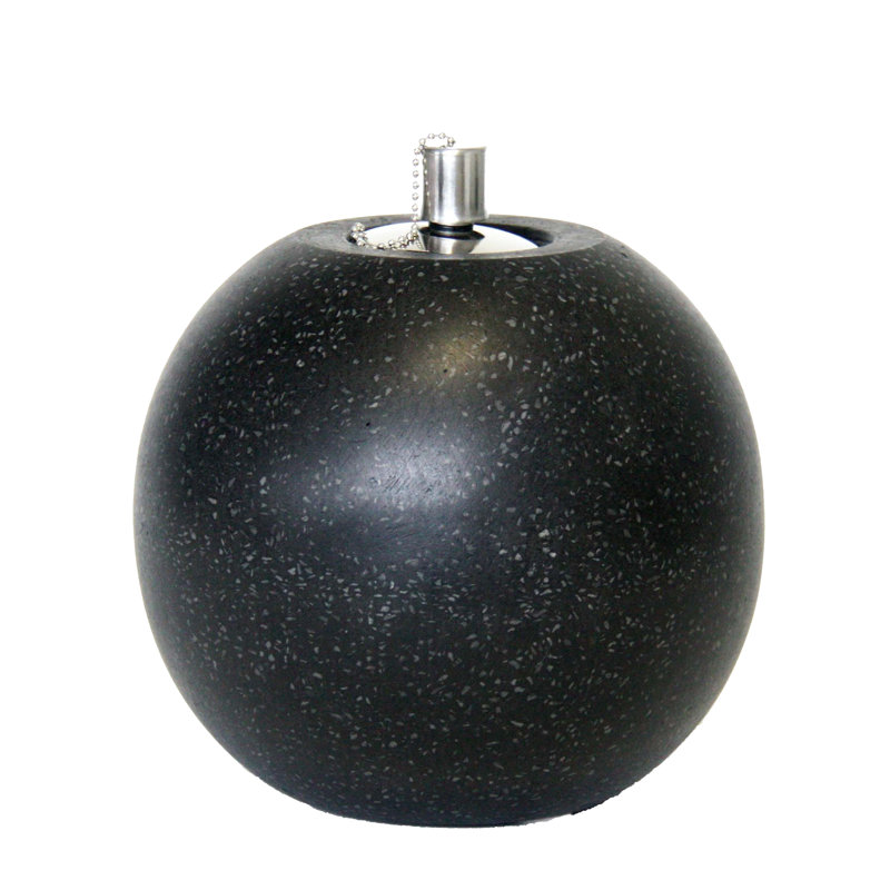 Large Terrazzo Oil Powered Outdoor Lantern