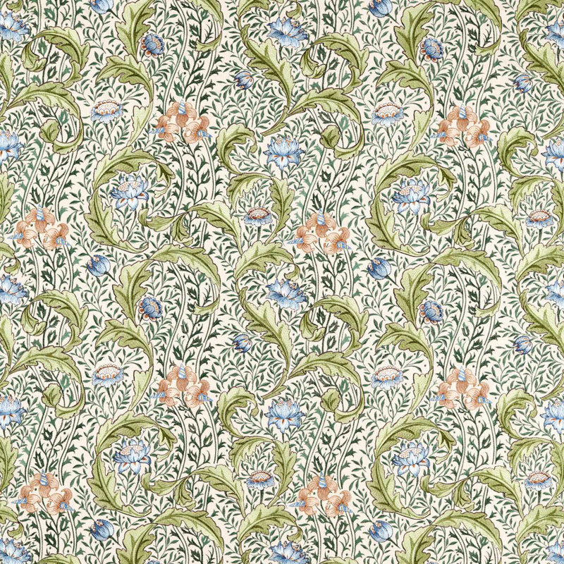 Wild Tulip & Vine Embroidery, Nettle/Woad