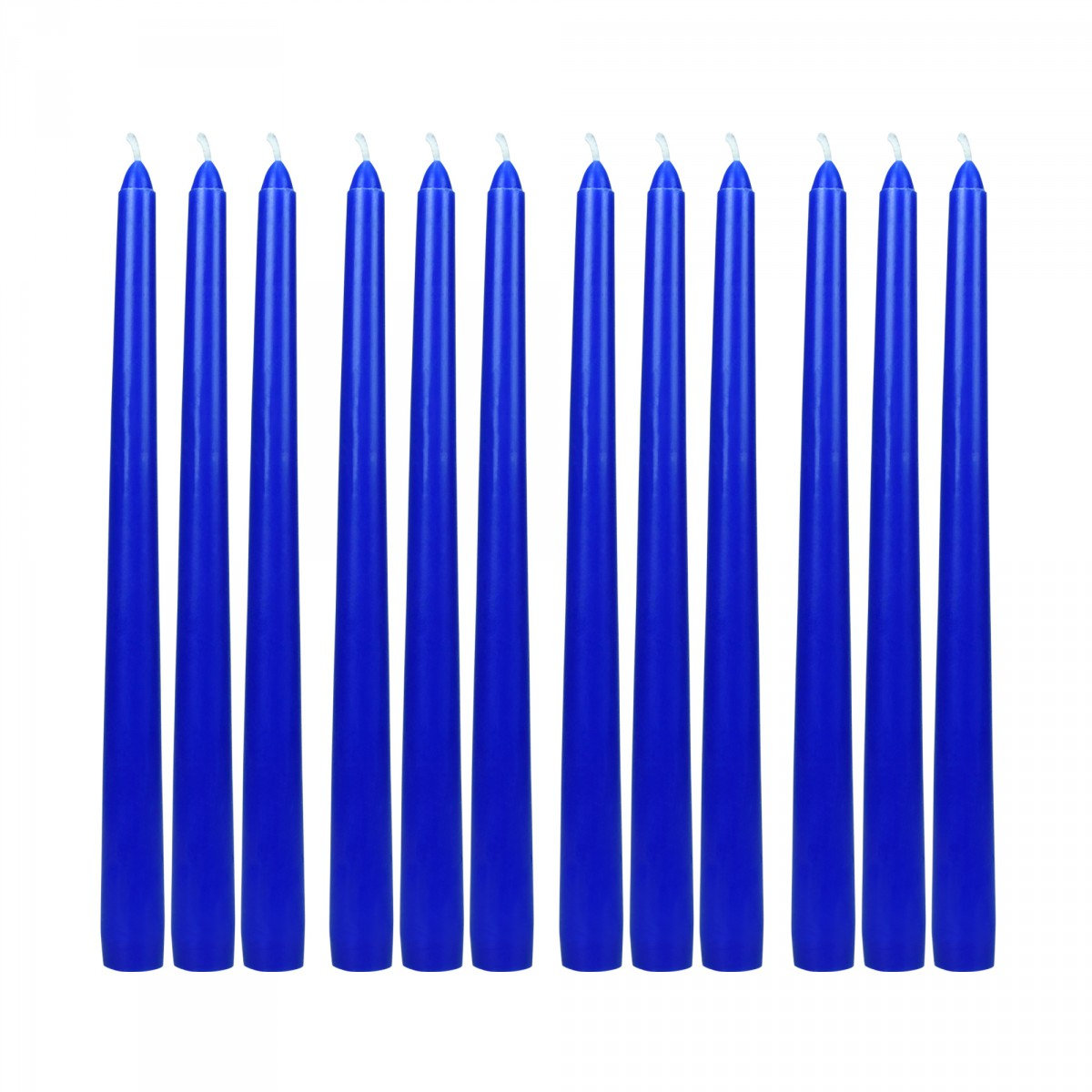 Estela Unscented Taper Candle Set, Blue