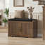 Banc de rangement rembourré avec portes-133713528-133713529