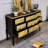 Hand-Painted 9-Drawer Storage Cabinet