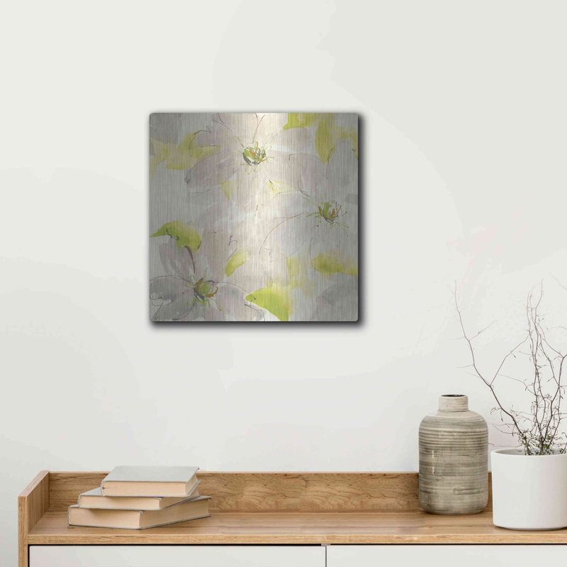«Dancing Clematis I» par Chris Paschke, H 12 po x l 12 po