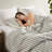 3 Pcs Queen Duvet Tan, Natural Blend Of Fabrics, Breathable And Soft, Year - Round Sleep Linen, Cotton Rayon, Comfortable Bedding-128860223-128860225