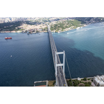 Jacquelyn Bosphorus Bridge by Asikkk - Wrapped Canvas Print