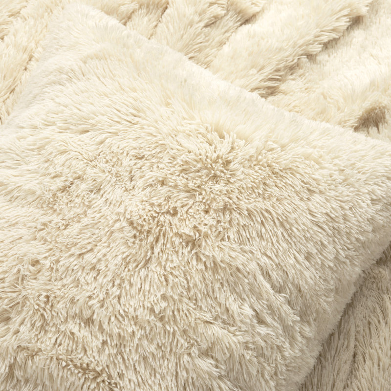 Ensemble d'édredon en microfibre 2 pièces , Très grand, Blé