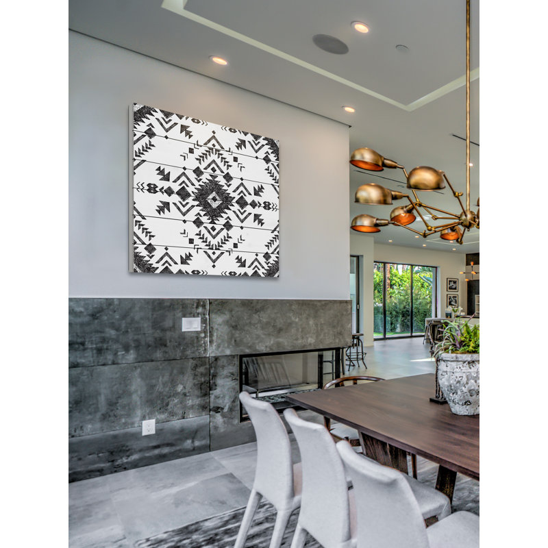 « unfolding », reproduction d’art sur bois blanc, H 18 po x l 18 po x P 1,5 po