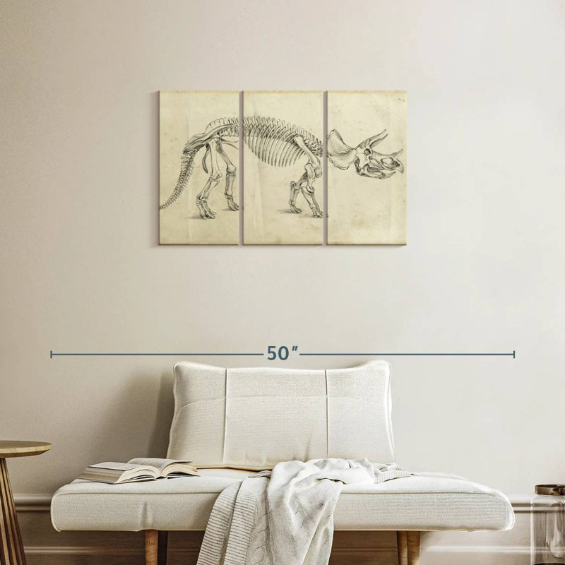 Dinosaur Study II, 20" H x 33" W