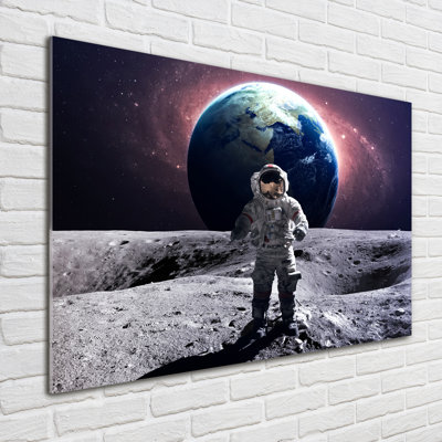 Astronaut - No Frame Print on Glass