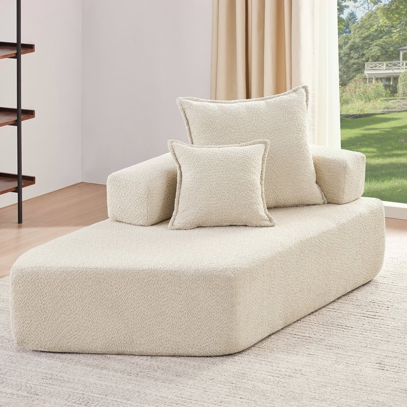 Structure spéciale pour canapé modulaire surdimensionné en U surdimensionné, canapé de plancher Boucle de luxe, canapé compressible convertible, canapé spacieux rempli de mousse pour le salon, 2 couleurs