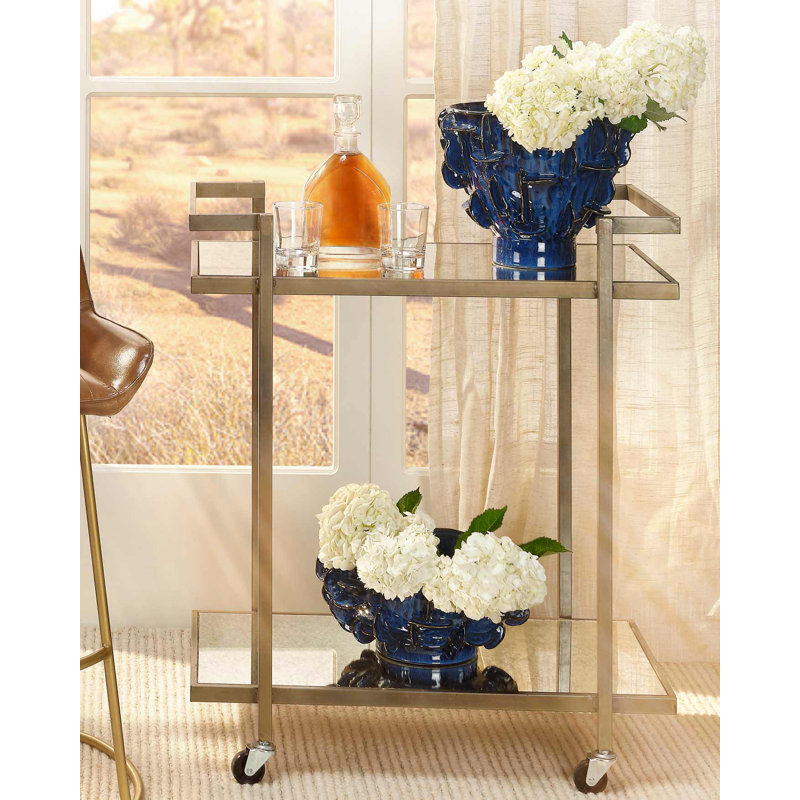 Helios Handmade Ceramic / Porcelain Table Vase, Blue