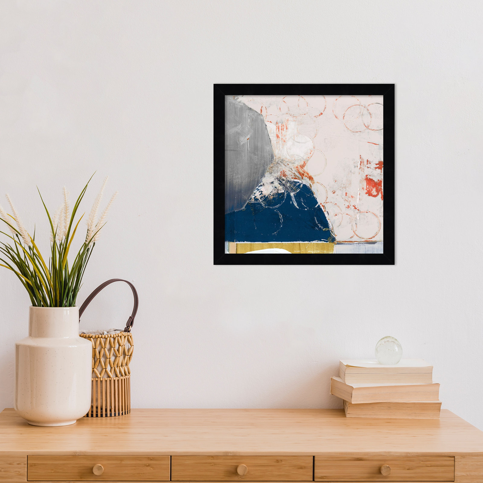Gilpin "Beautiful Mess No. 2" Print, 13" H x 13" W, Black