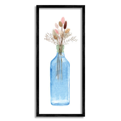 Conception simple d'un arrangement floral de vase bleu par Susan Jill - Peinture