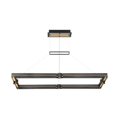 1 - Light Matte Black LED Pendant