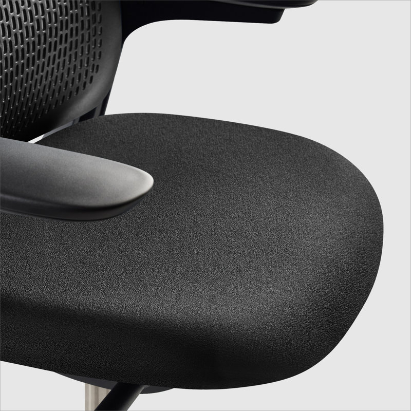 Haworth Breck Office Chair, Coal, Black