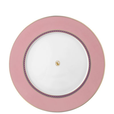 Swarovski Signum - Dinner Plate 11 1/2 In Rose Pink