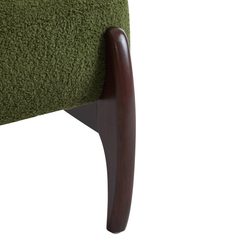 Méridienne 25,5 "avec cadre Boucle. Confortable pour la chambre à coucher, le salon, le bureau. Chaise en bois massif à revêtement doux. Fabrication élégante et confortable
