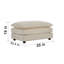 Fauteuil club de salon avec chenille beige, structure en bois, tissu respirant, fauteuil relaxant pour chambre à coucher moderne en chenille, structure solide, rembourrage moelleux, confortable pour différentes pièces