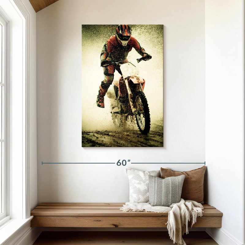 Sireci Dirt Bike Mud Splash, 45" H x 30" W