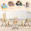 Ensemble de table pour enfants et 4 chaises, ensemble de table pour tout-petits et de chaises à hauteur réglable, pieds antidérapants, bureau Graffiti, table d'activité pour grands enfants-88407582