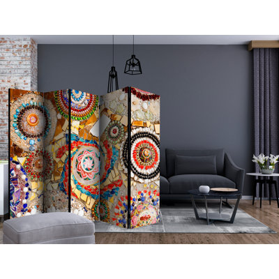 Gaspar 172cm H Folding Room Divider