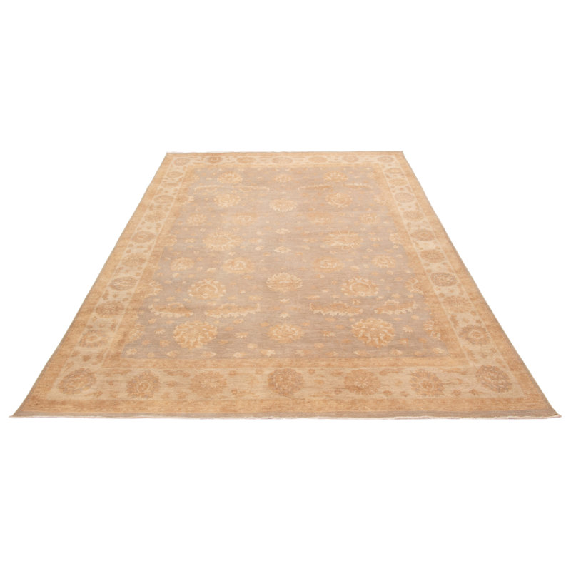 Tapis gris Chobi Finest 9 pi 9 po x 13 pi 7 po