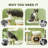 31" Cat Tree Tower With Scratching Posts