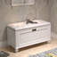 Banc rembourré blanc-1709376131