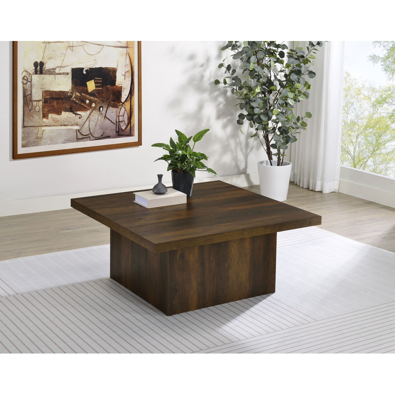 Table basse Varani, Pin foncé