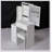 Compact Vanity Table Set With Sliding Mirror And Multi-Layer Storage, Ideal For Small Bedrooms And Efficient Organization-1234792690