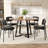 Round Wooden Dining Table for 4-6 People-524318202