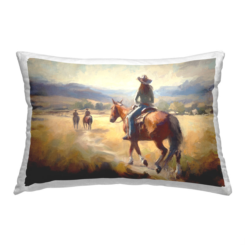 Coussin Cowboys on Horses