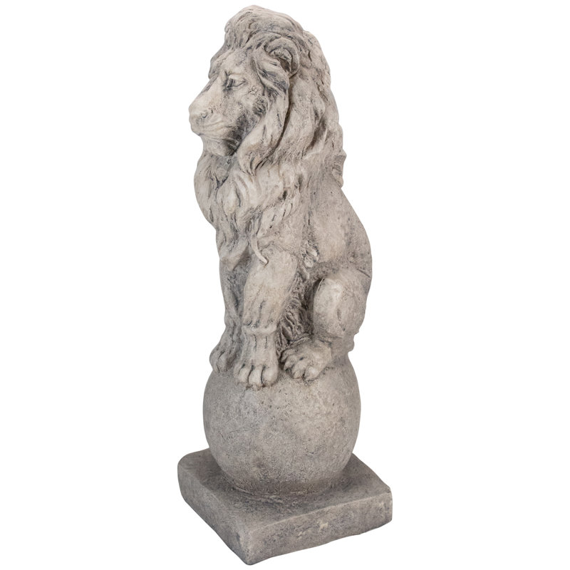 Statue de jardin en forme de lion 18 po