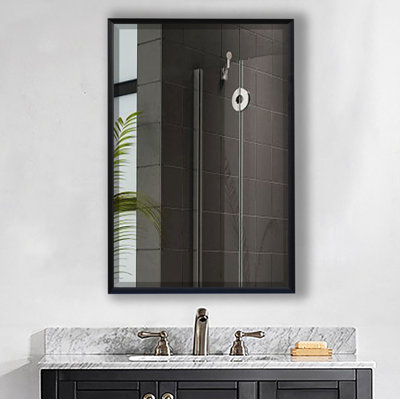 Emiree Metal Flat Wall Mirror