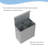 Double Laundry Basket with Lid-Collapsible Two-Sided Clothes Hamper with Removable Mesh Liner Bags