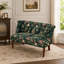 Fauteuil d'appoint individuel de style européen, siège de détente idéal pour le salon, la coiffeuse, le balcon, vert