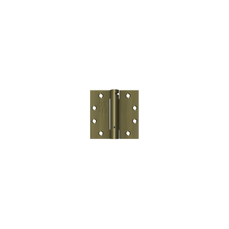 Steel Hinge, Antique Brass