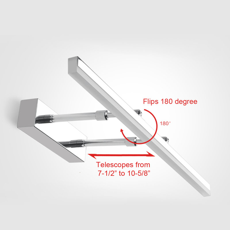 Oprea LED Vanity Light, Chrome