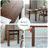 Retro Nut-Brown Rectangular Solid Wood Dining Table-1318029791