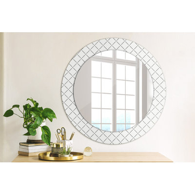 Huldar Glass Flat Wall Mirror