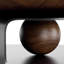 Table basse moderne en bois 39,37 po sans assemblage requis pour le salon