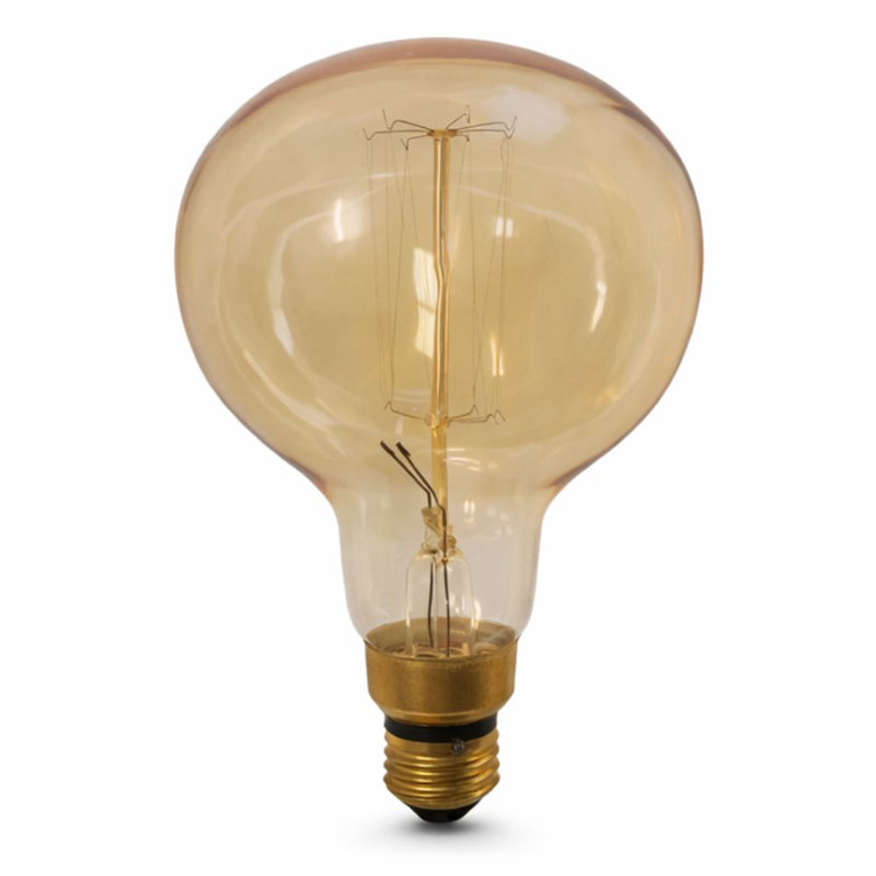 Ampoule surdimensionnée à filament ambré Edison de style industriel rétro