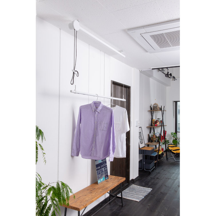 Wall Mounted Ceiling Mounted Hanging Rail Drying Rack Ceiling