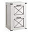 Classeur, classeur avec 2 tiroirs, support pour imprimante, format A4, format lettre, dossiers suspendus, style maison de campagne moderne, pour bureau personnel, blanc rustique
