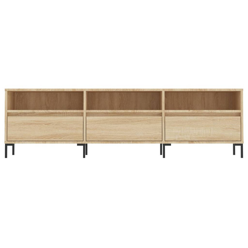 Meagyn TV Cabinet 150x30x44,5 cm Engineered Wood, Sonoma Oak