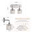 Dimmable Bathroom Vanity Light with Crystal Shade-2066638222-2066638229