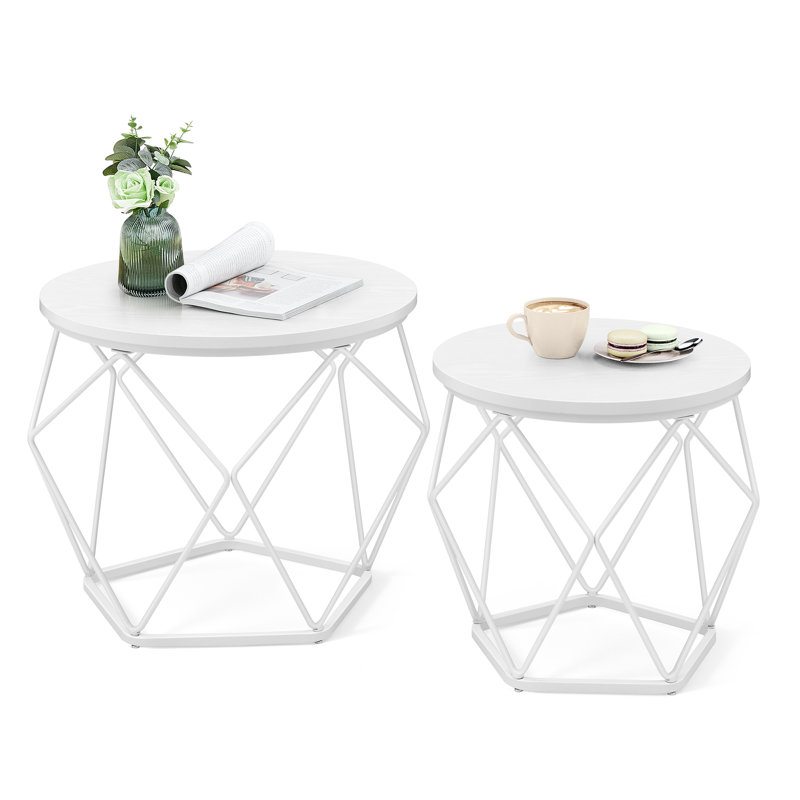 Apison Enclosed Coffee Table, White