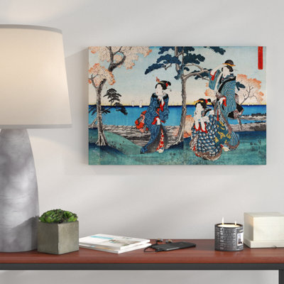 Japanese Oriental - Wrapped Canvas