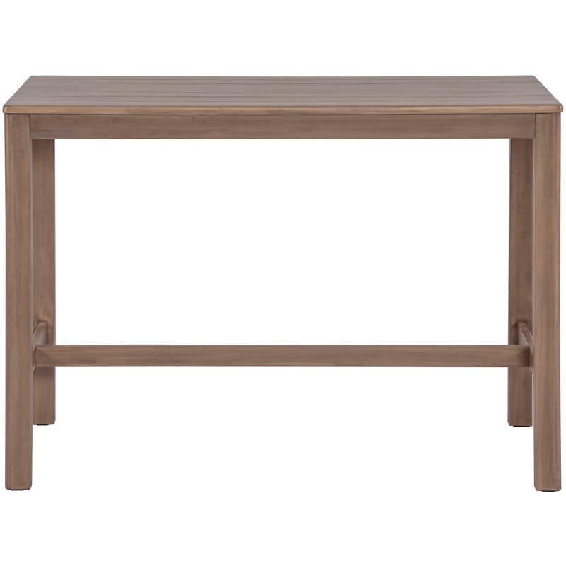 Table de bar d'extérieur rectangulaire Glenwood